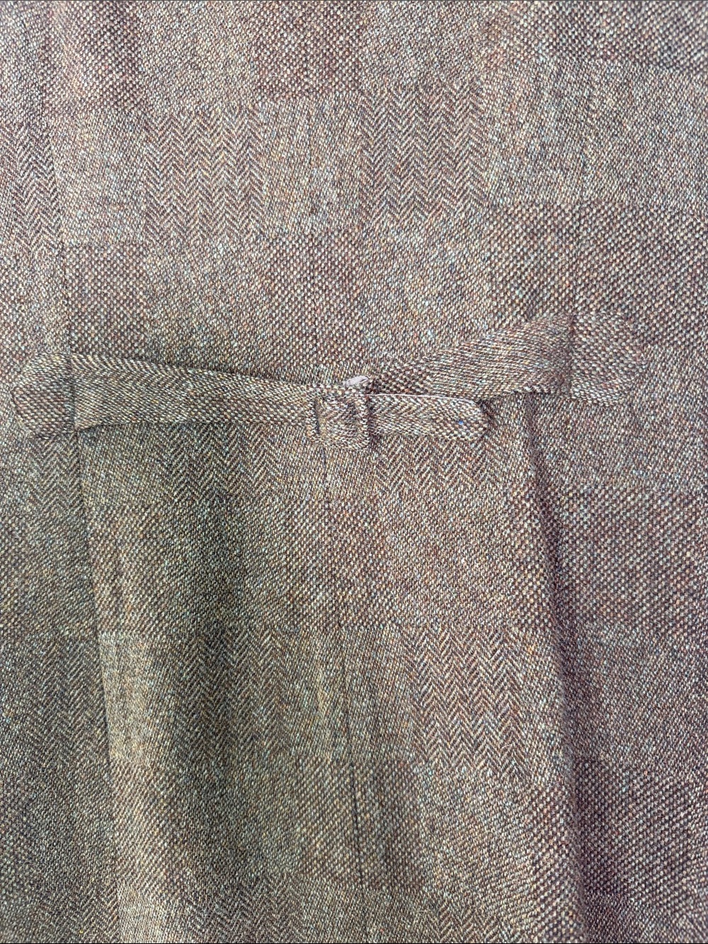 Brooks Brothers Wool Blend Brown Button-Front Sheath Dress - Picture 4 of 6